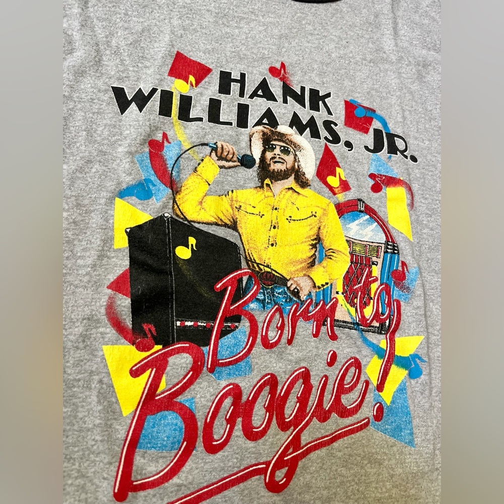 Vintage 1980s Hank Williams Jr Shirt View 5